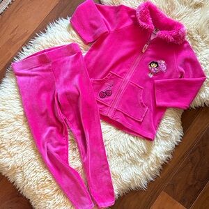 Vintage Dora Pink Matching Set sz 6/7